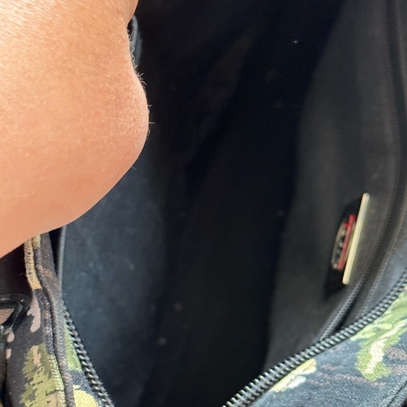 Talbots floral purse with wooden handles vintage - Picture 4 of 4